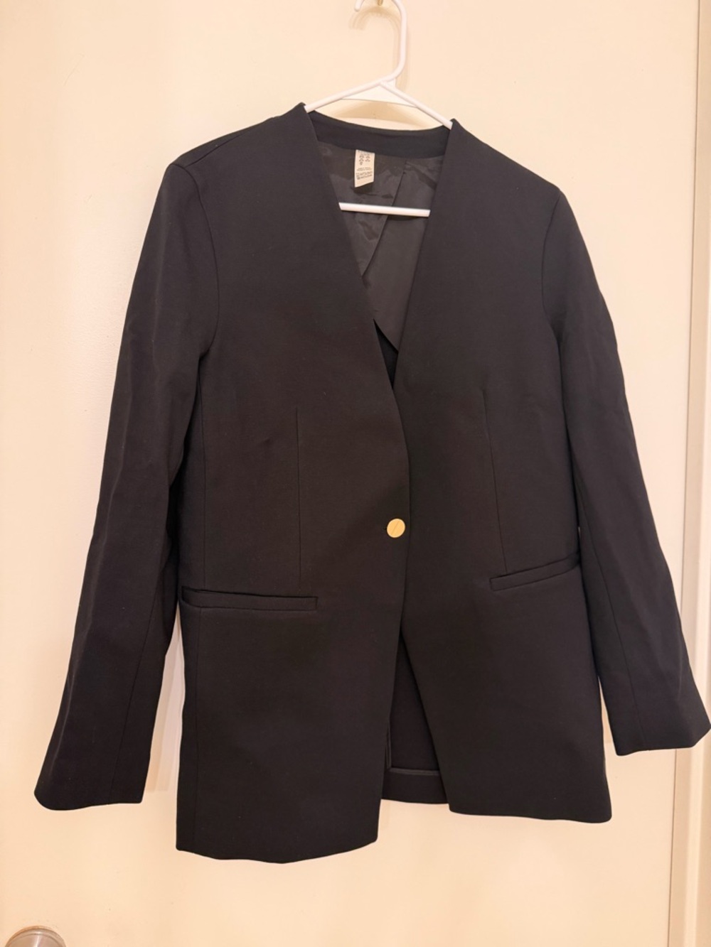 SPANX Oversized Single-Button Boyfriend Blazer M